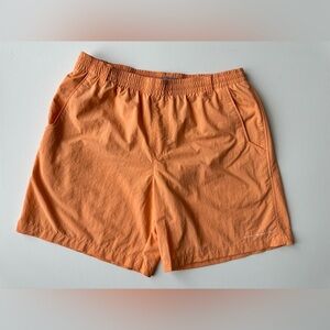 Boys Orange Columbia PFG Backcast Omni-Shade Swim Shorts size XL (18-20)